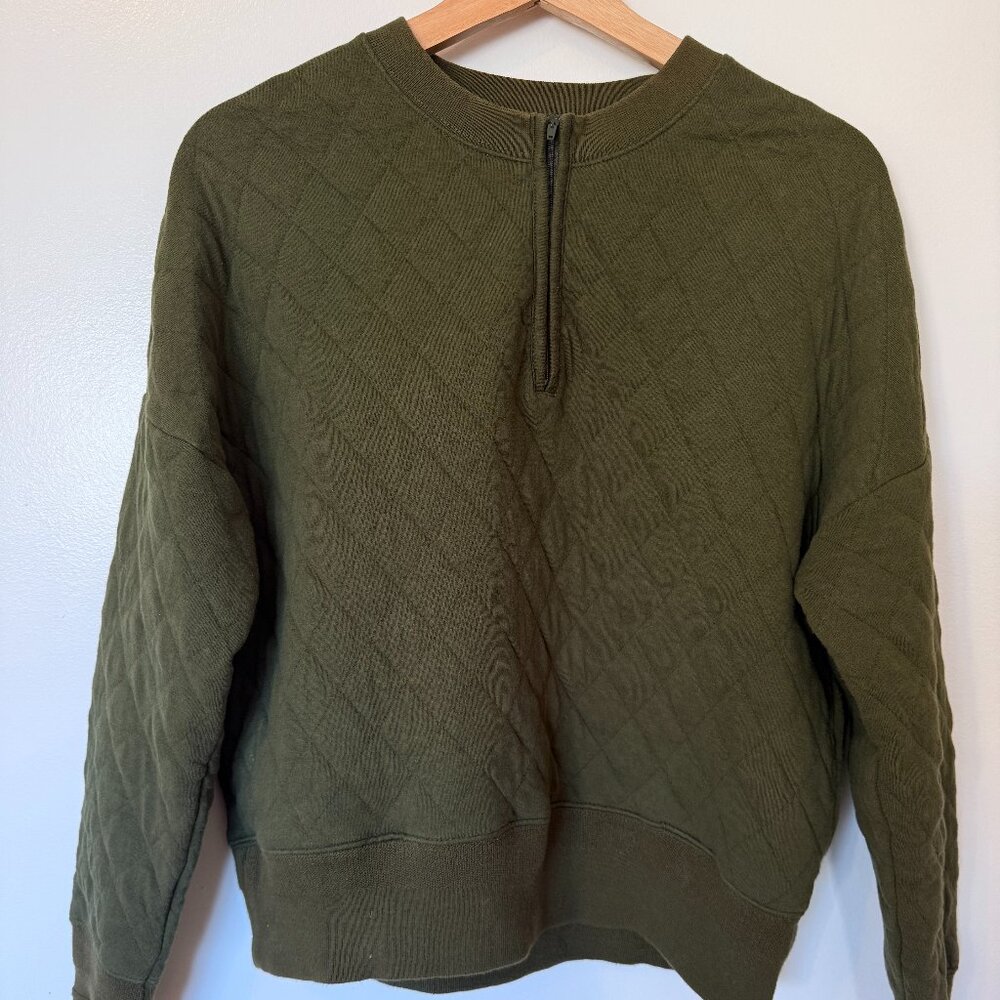 Beams Boy Quilted Sweatshirt (womens XS)